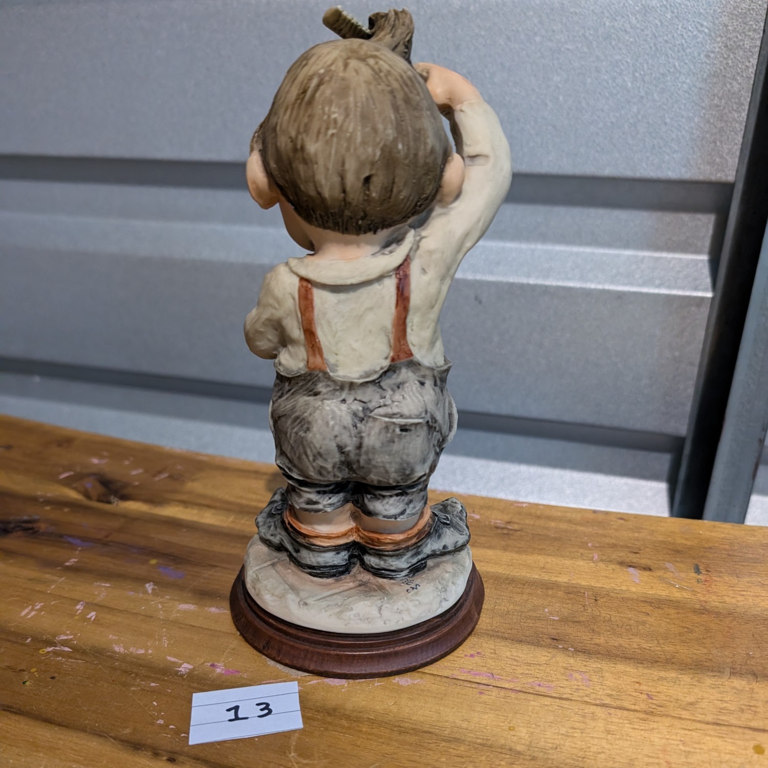 Gulliver’s World - Giuseppe Armani sculpture - Boy with Comb - Made in Italy
