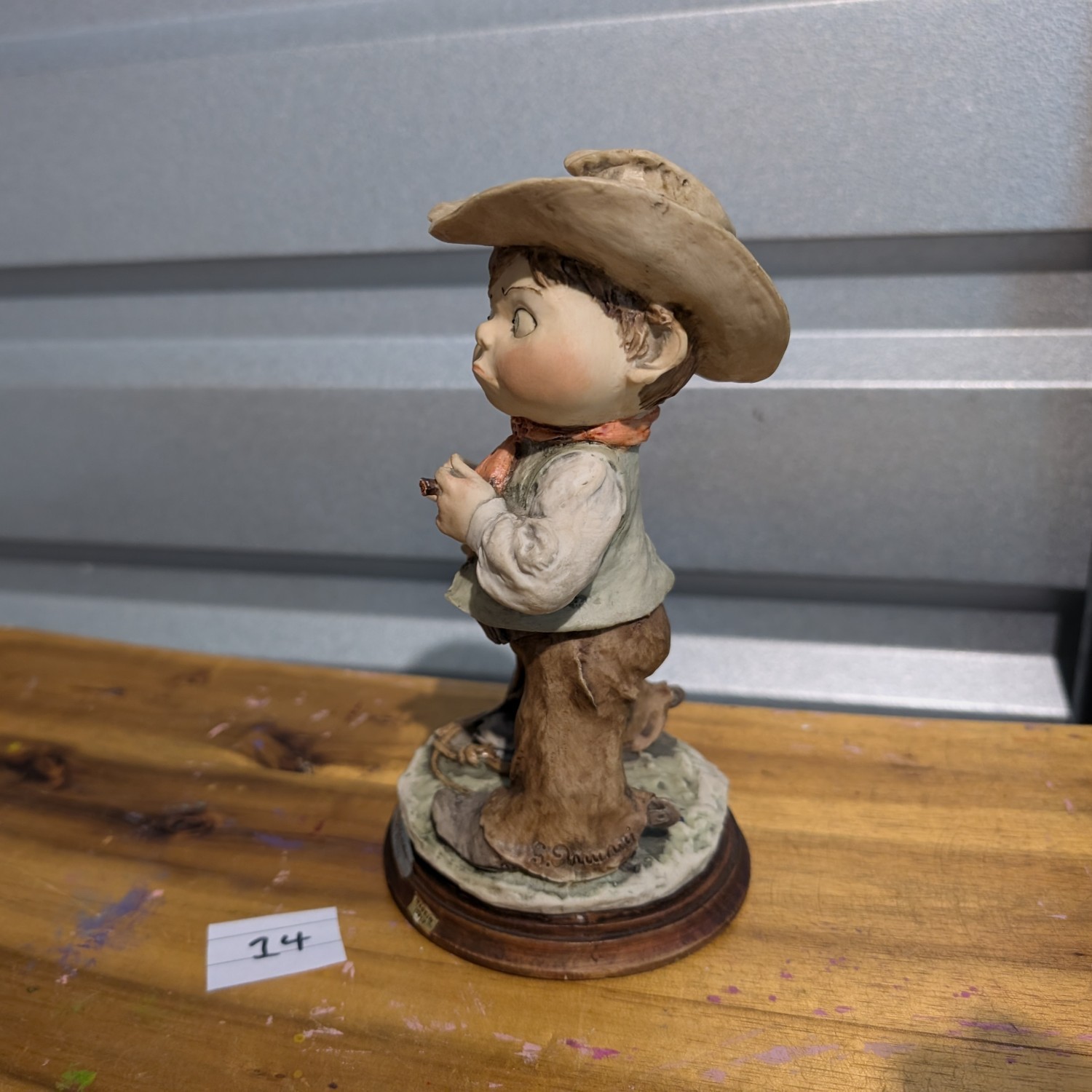 Gulliver’s World - Giuseppe Armani sculpture - Cowboy - Made in Italy