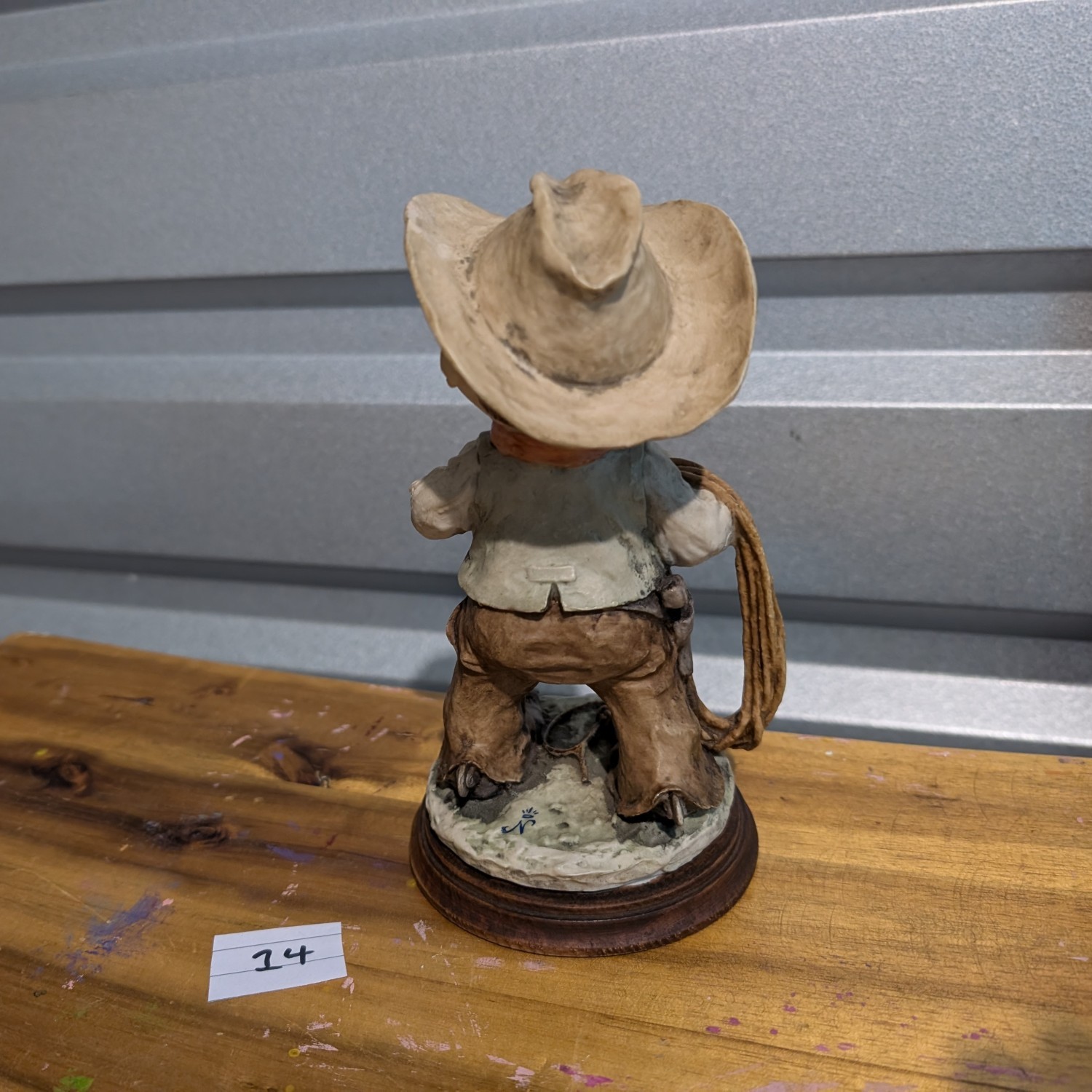 Gulliver’s World - Giuseppe Armani sculpture - Cowboy - Made in Italy