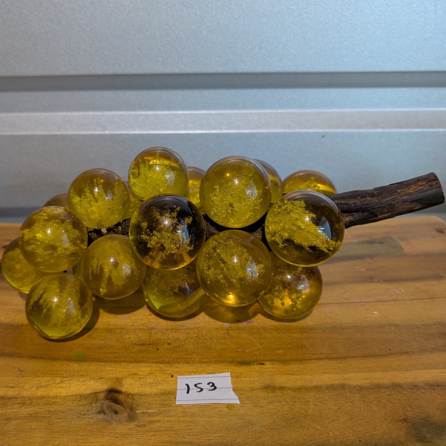 Vintage Lucite Grape Cluster - Yellow