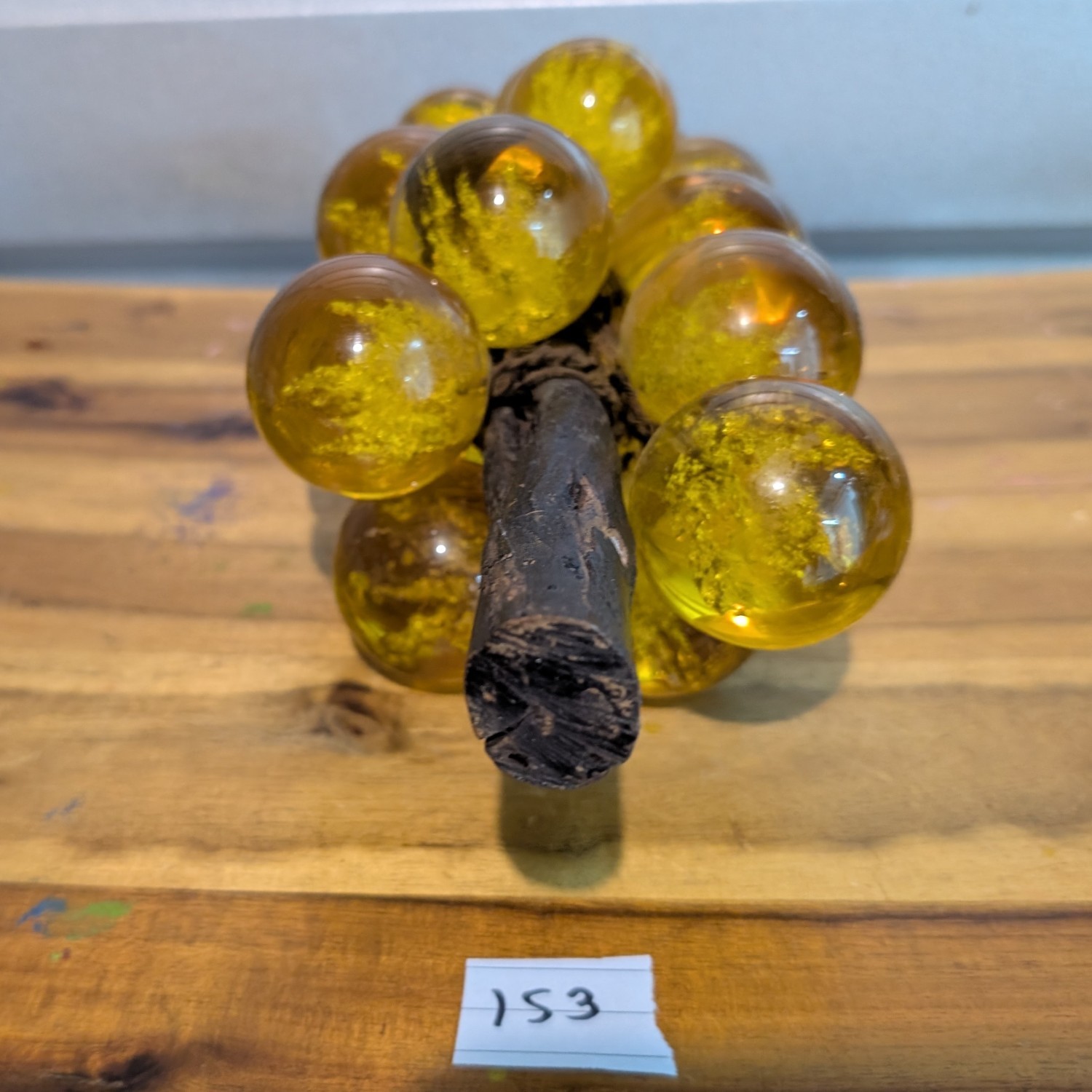 Vintage Lucite Grape Cluster - Yellow