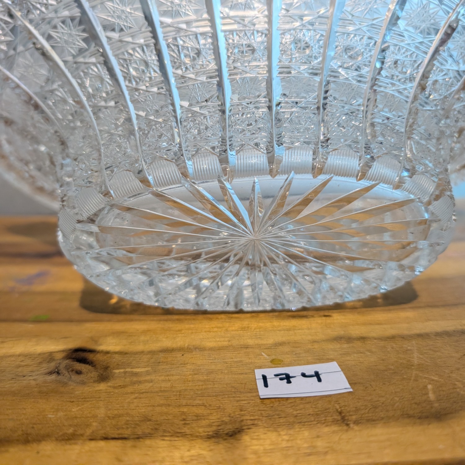 Queen Lace Bohemian Crystal Oval Bowl