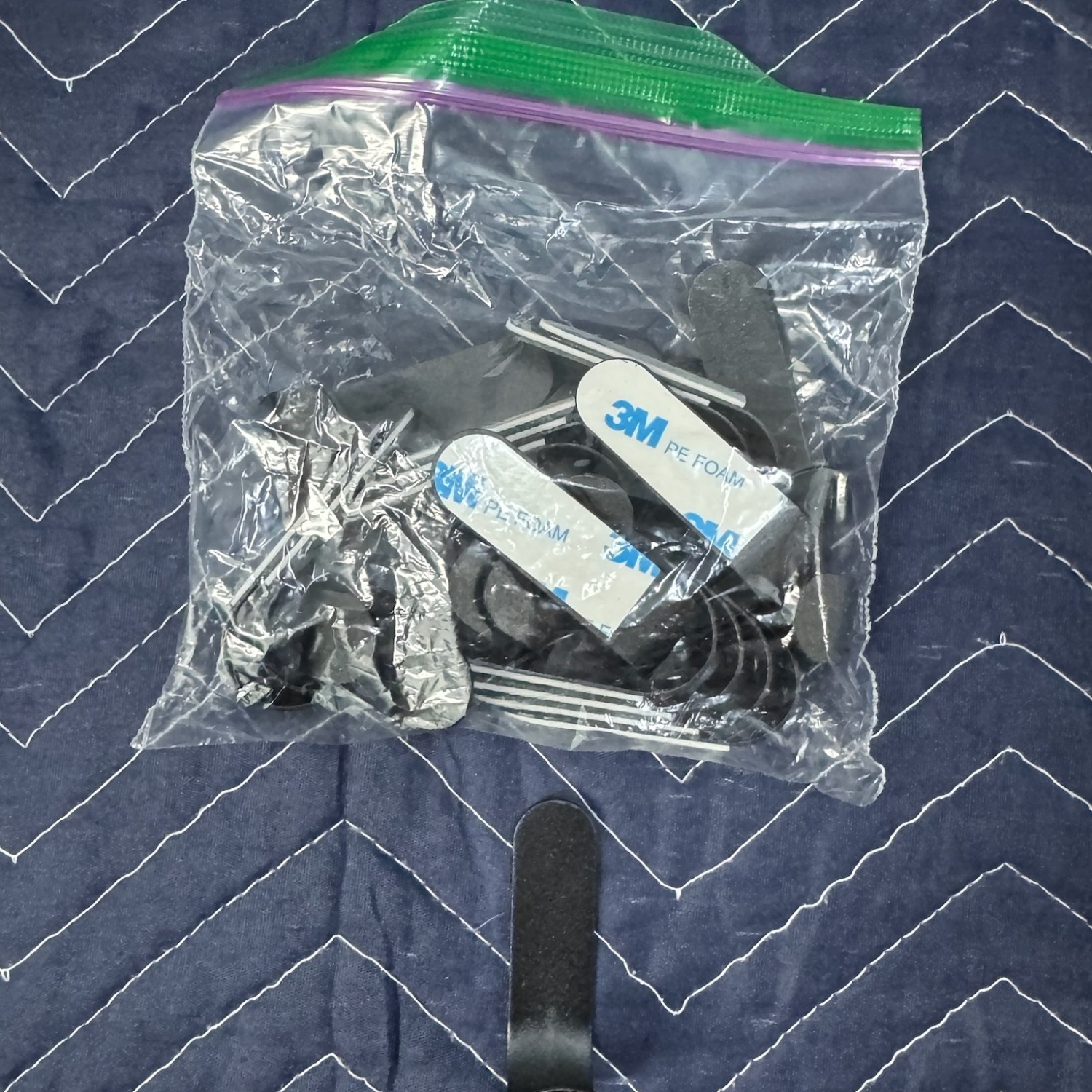 Various black metal sturdy hooks with adhesive or screws