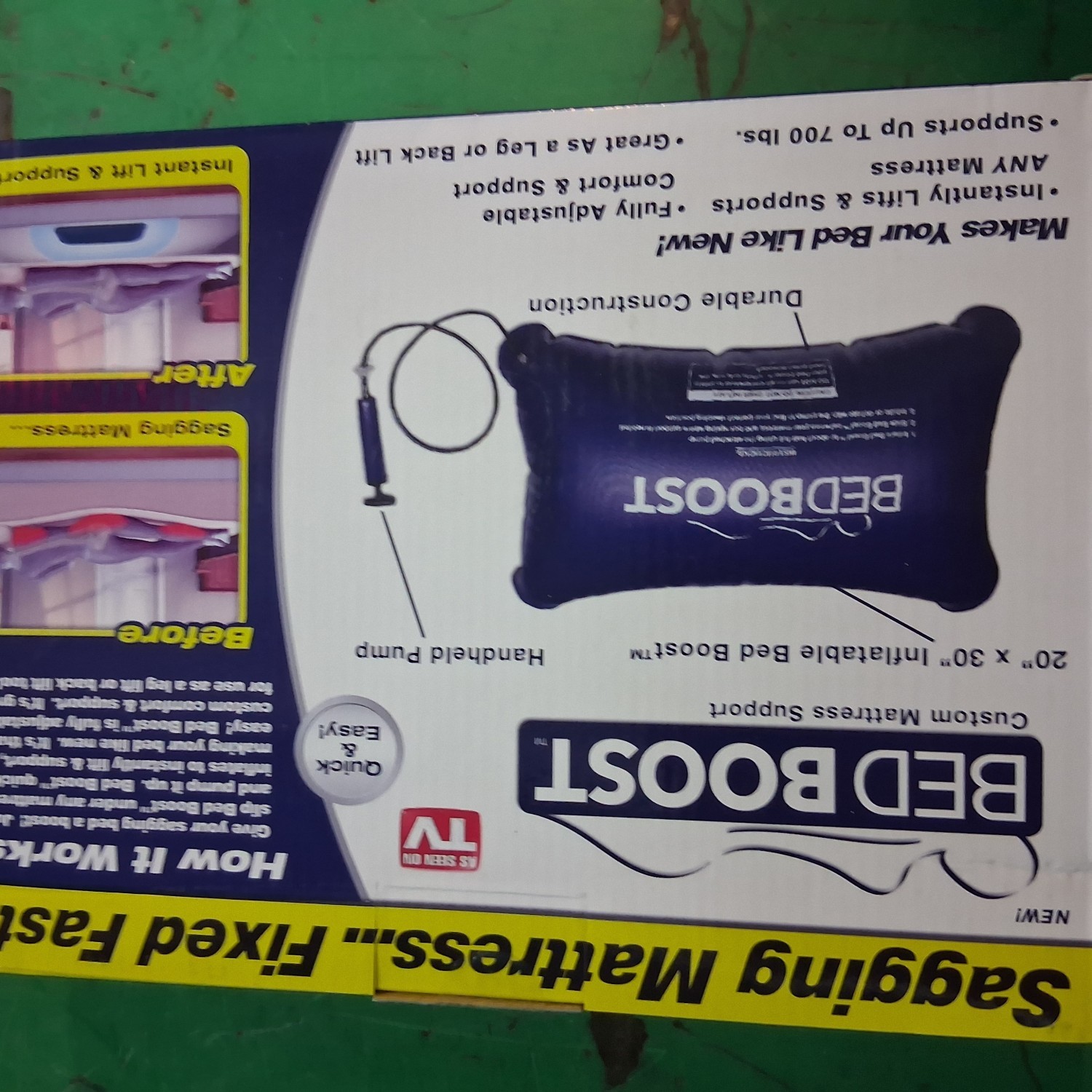 Sagging mattress