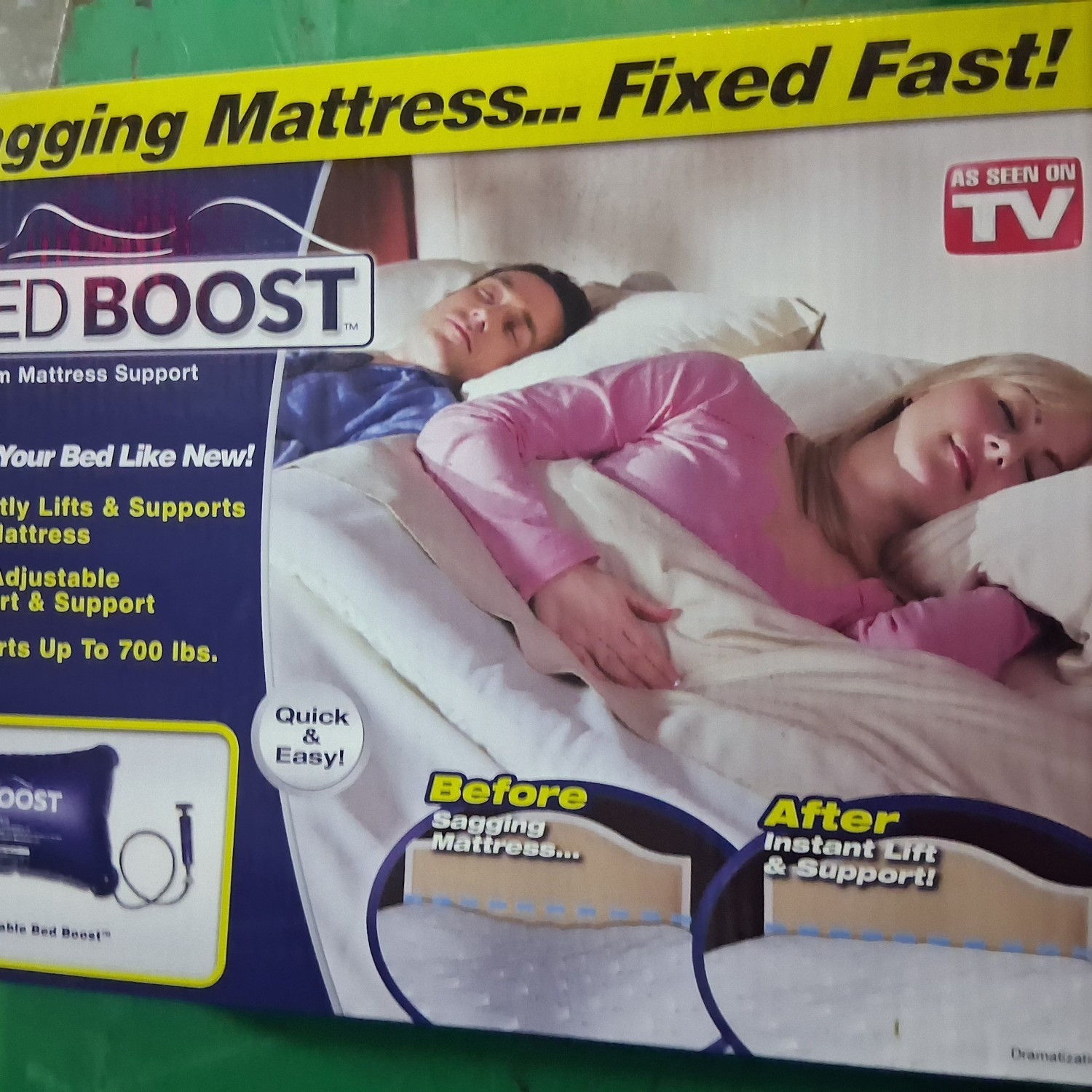 Sagging mattress