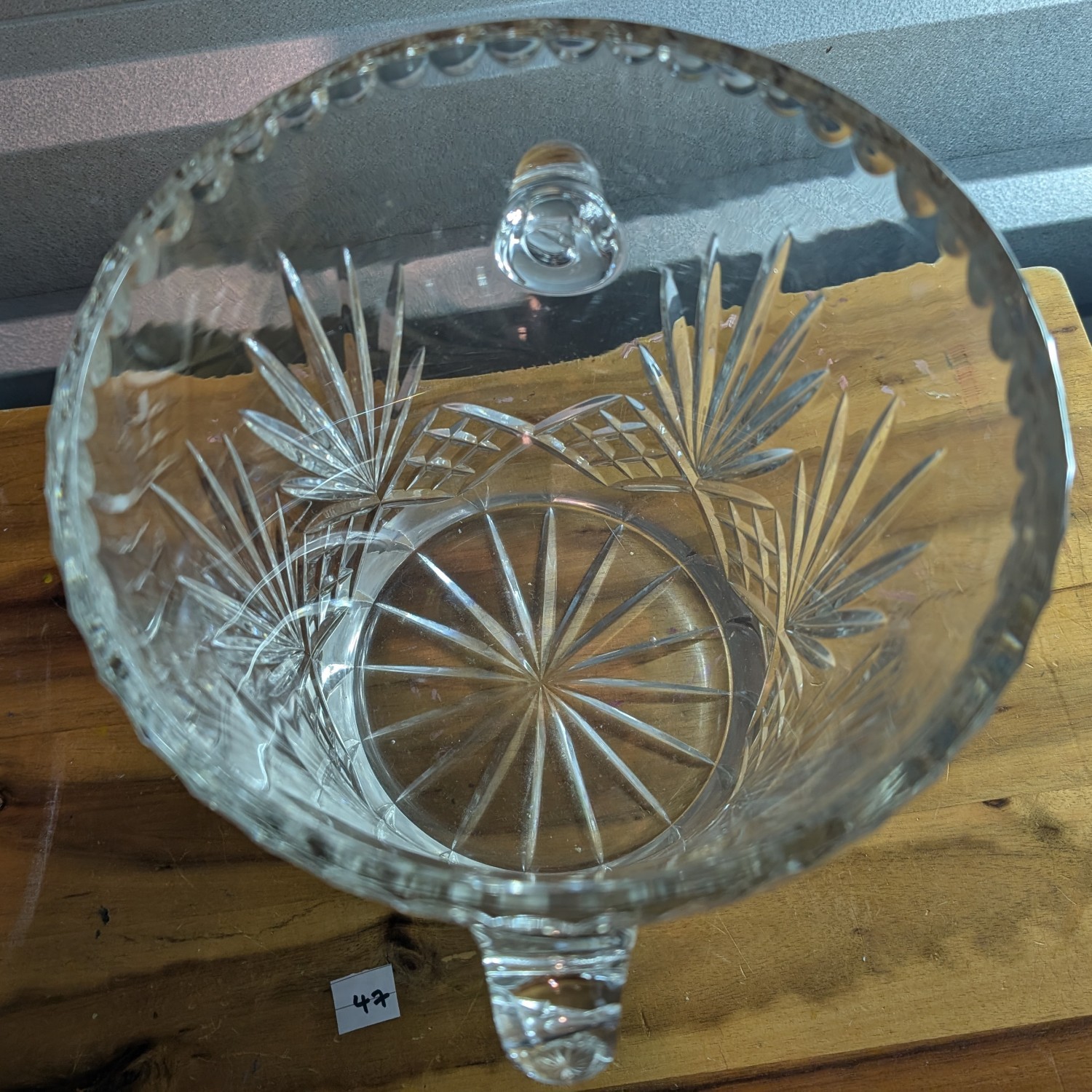 Vintage Crystal Ice/Champagne Bucket