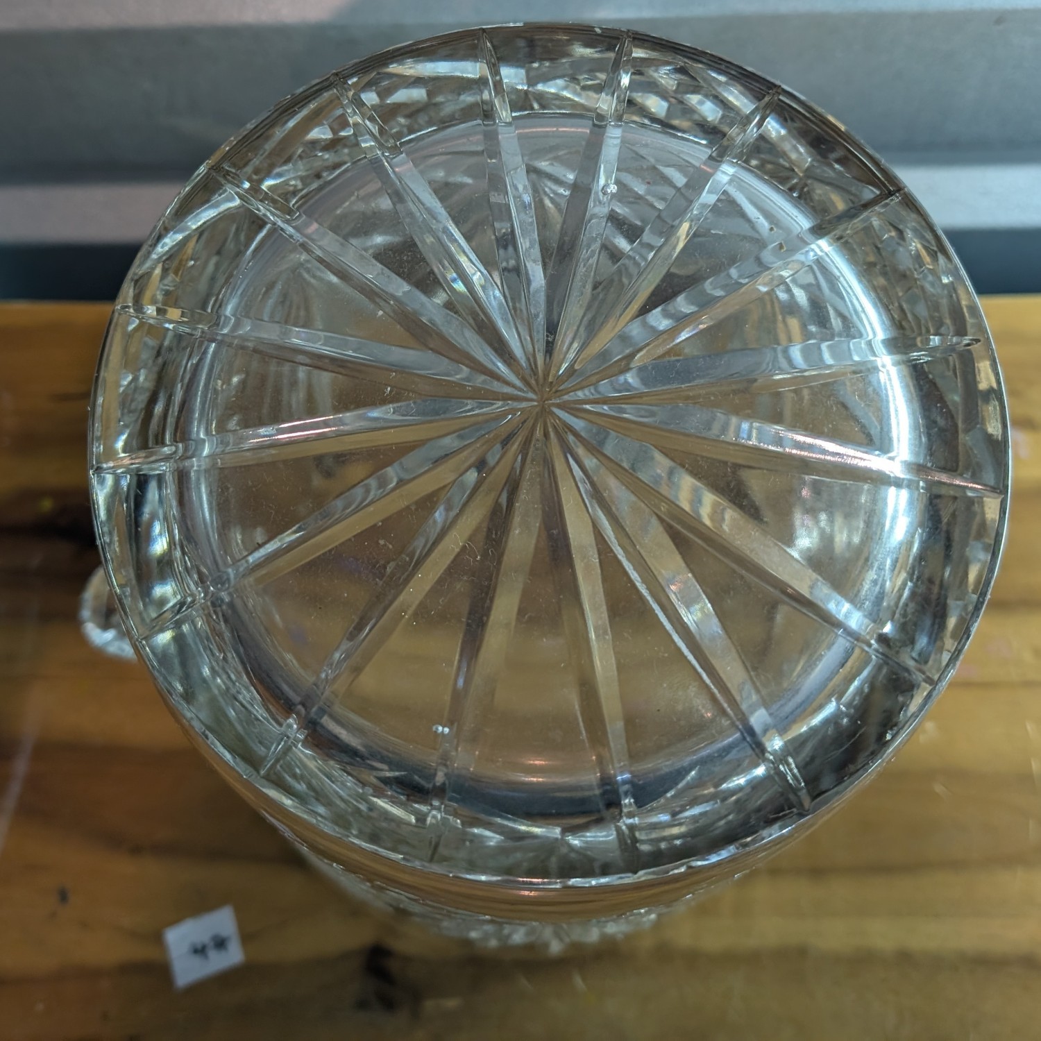 Vintage Crystal Ice/Champagne Bucket