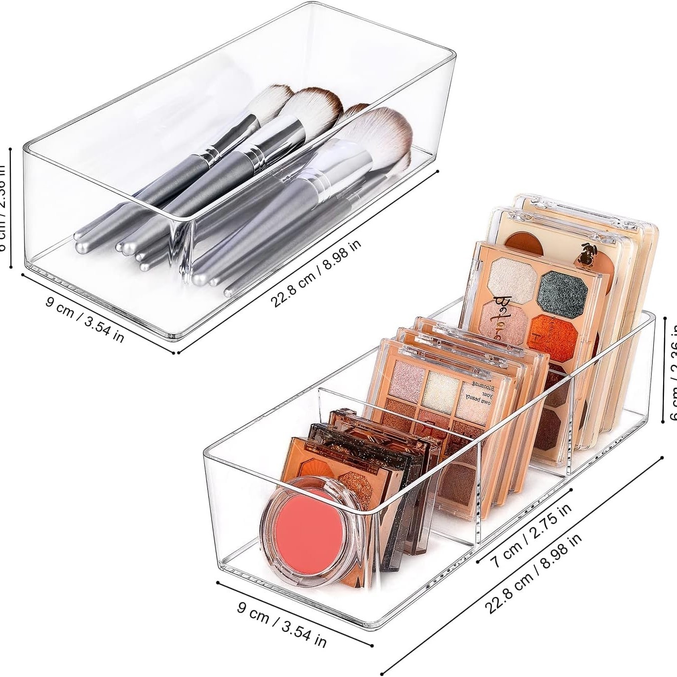 16 sets of JessLab Acrylic Organizers set of 2 for makeup