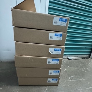 6 brand new boxes STORi SimpleSort 18-Piece Stackable Clear Drawer Organizer Set