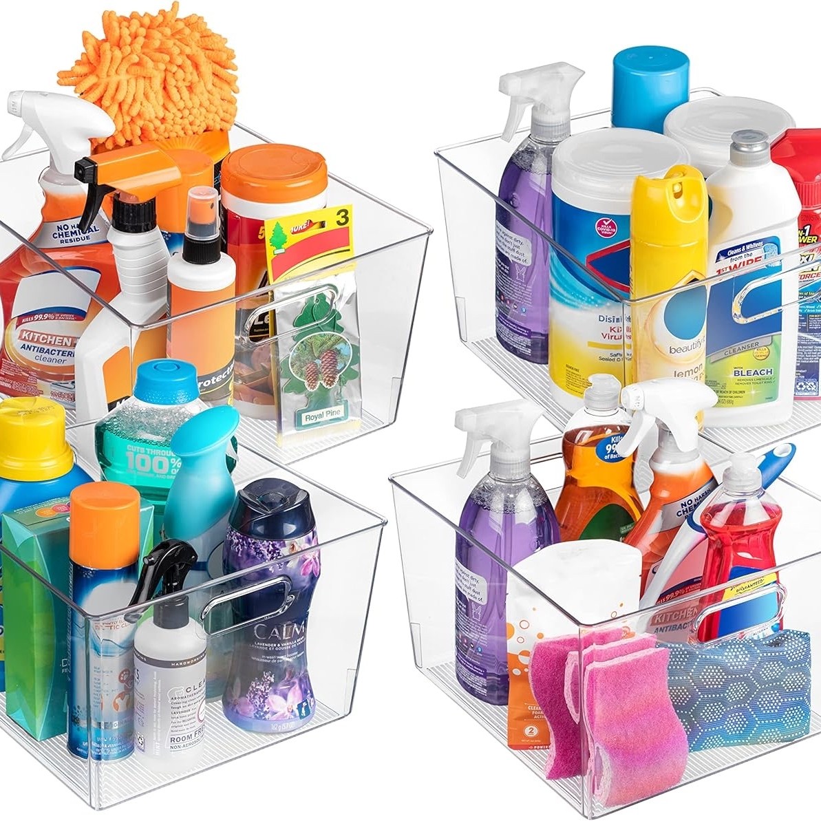  ClearSpace Clear Plastic Storage Bins – XL qty 18