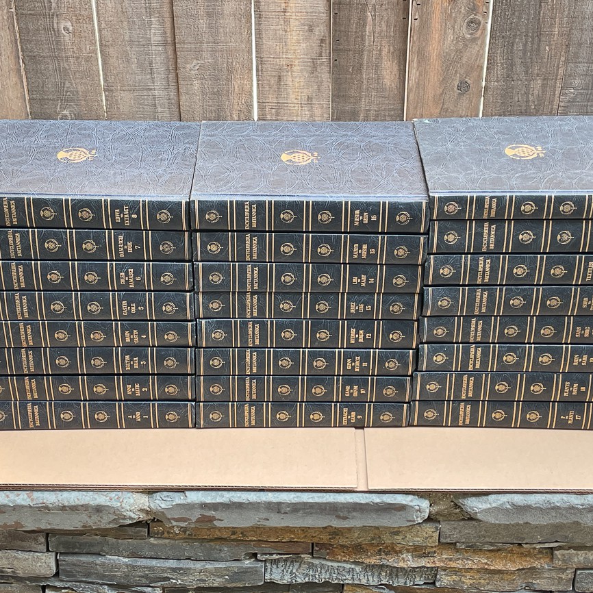 1955 Encyclopaedia Britannica—Full Set, MINT CONDITION!