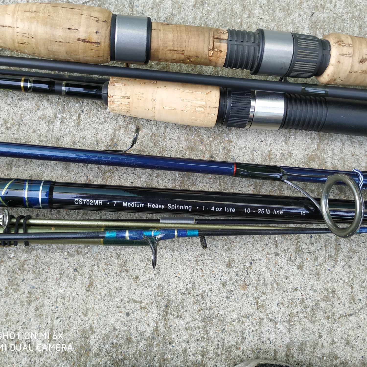 St. Croix Fishing Rods MIX of Rods with Covers Used 