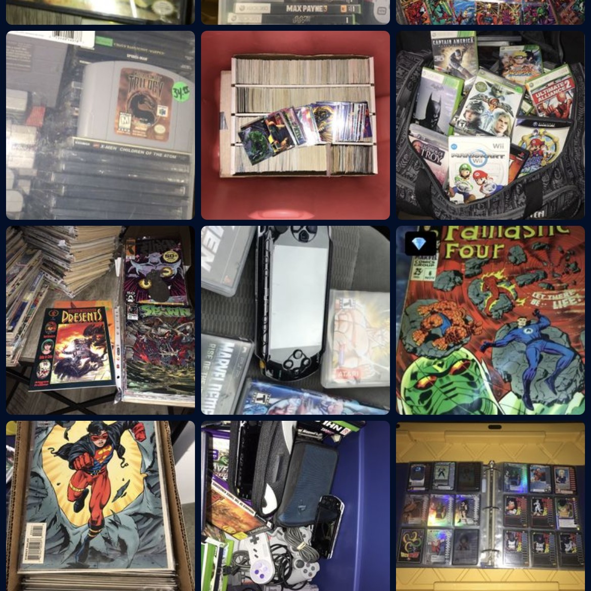 Storage unit full collectibles 