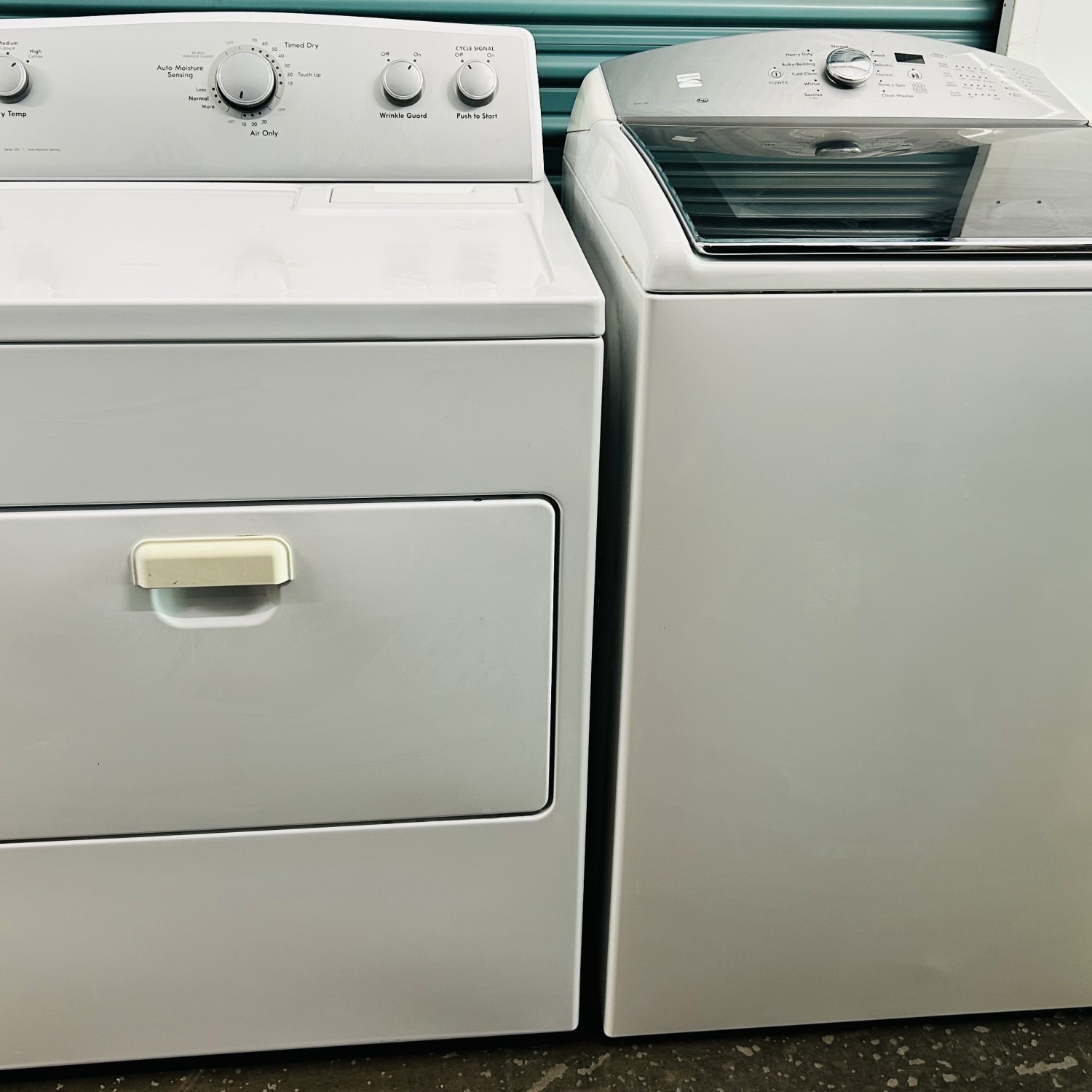 Kenmore series 500 washer/dryer