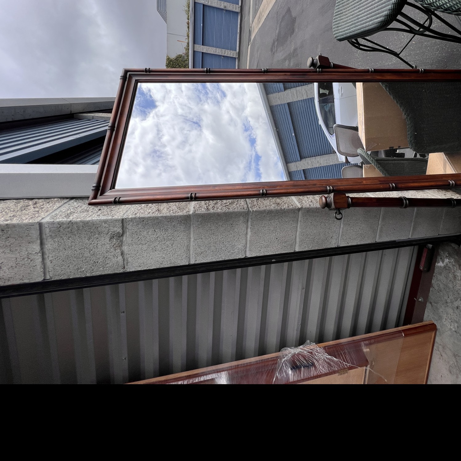 Marked down! 60” standing framed mirror