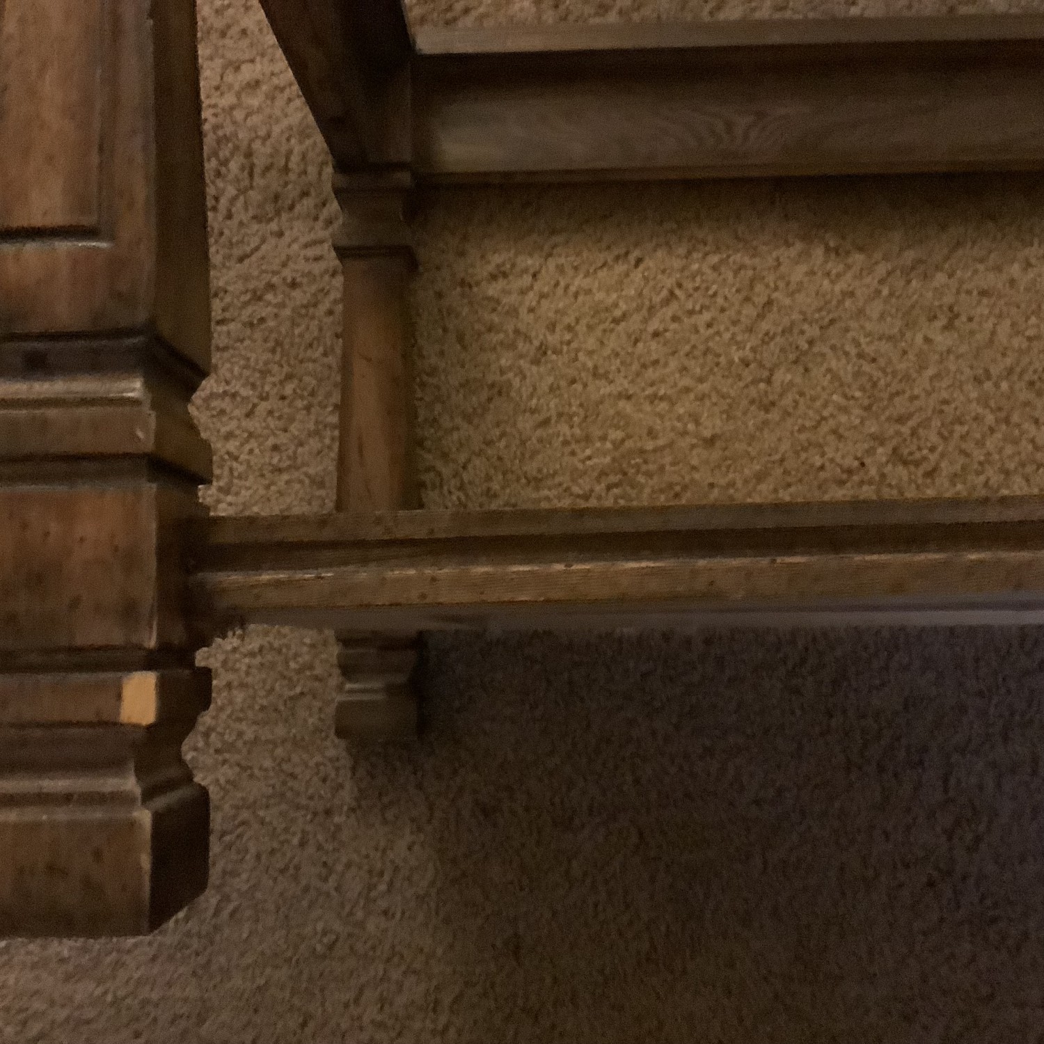 Wood Coffee Table with Glass Top and Woven Shelf