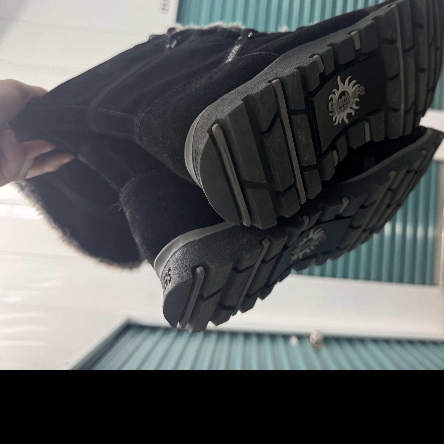 New Black Sketchers — Size 9 Women’s Grand Jams Boots