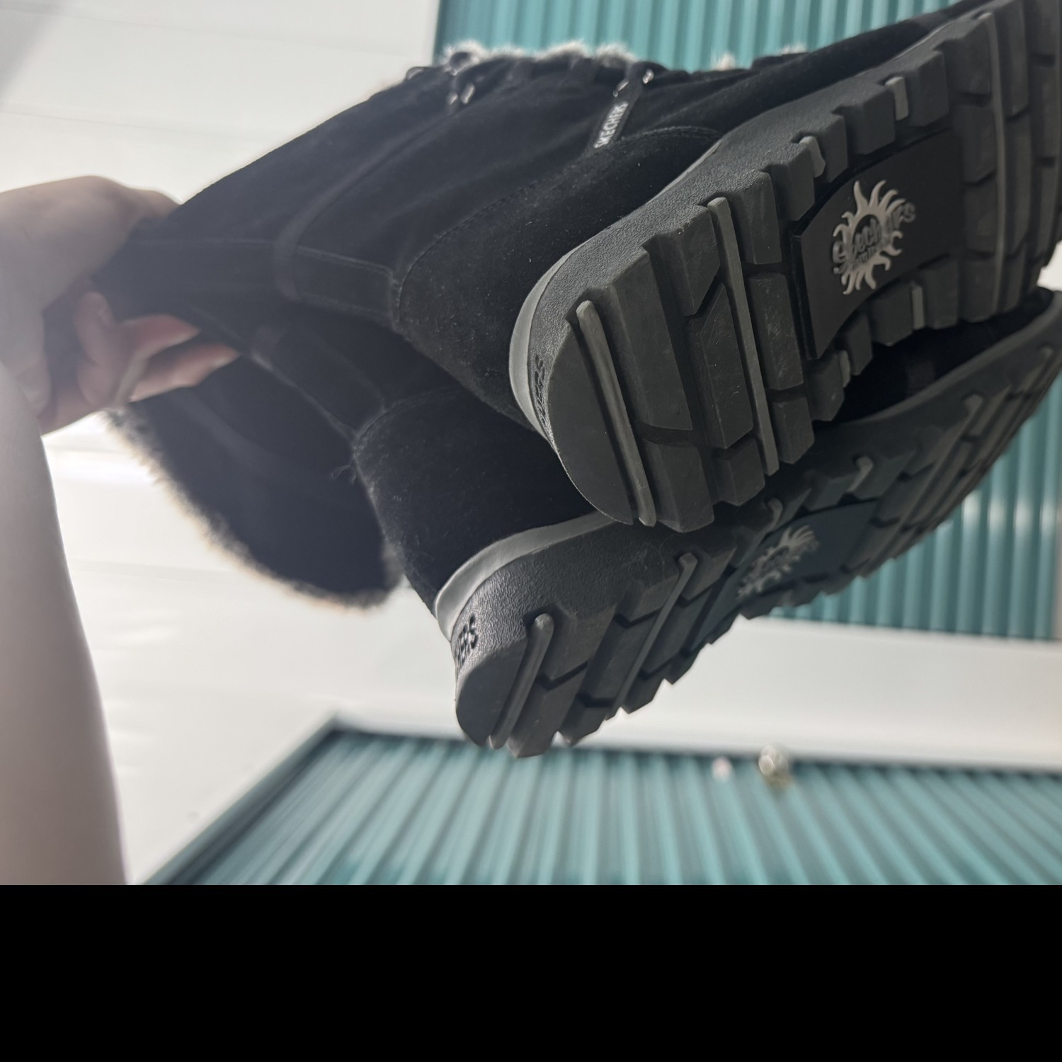 New Black Sketchers — Size 9 Women’s Grand Jams Boots