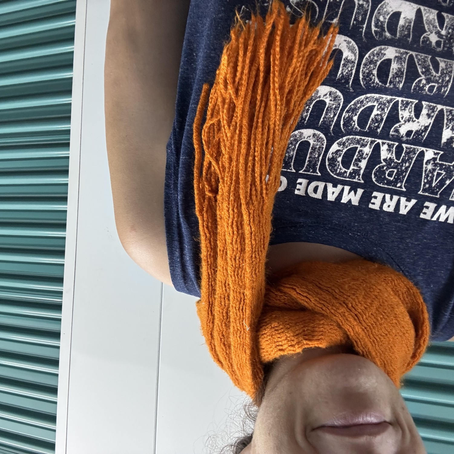Orange scarf. Very soft. Gently used. 