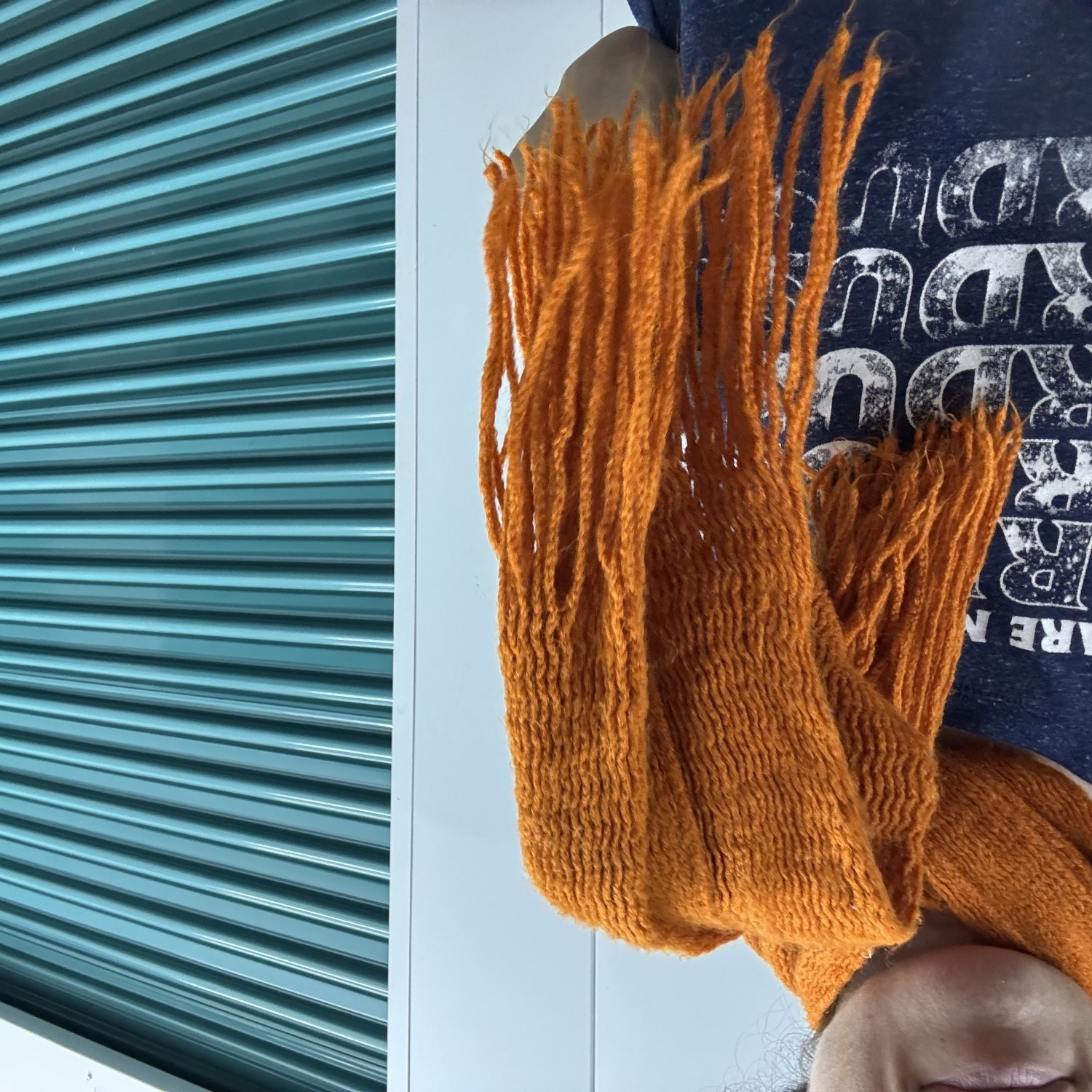 Orange scarf. Very soft. Gently used. 