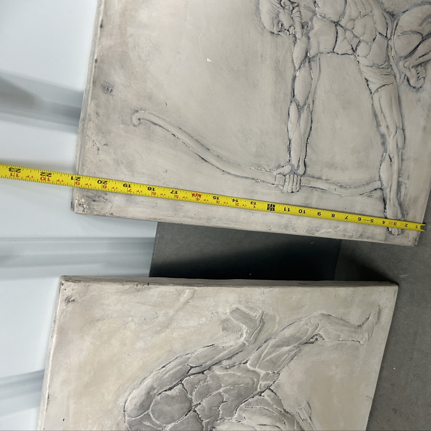 Achilles Heels Plaster Art