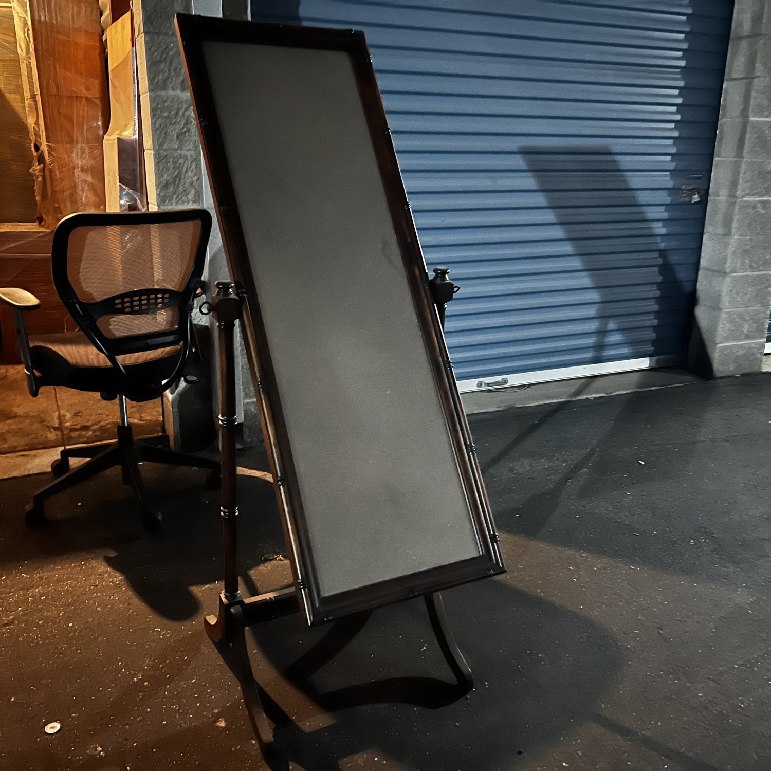 Marked down! 60” standing framed mirror