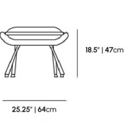 **CLEARANCE** Womb Ottoman (Chair sold separately)
