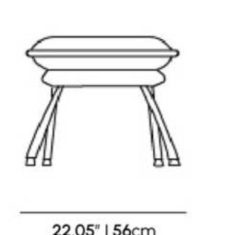 **CLEARANCE** Womb Ottoman (Chair sold separately)