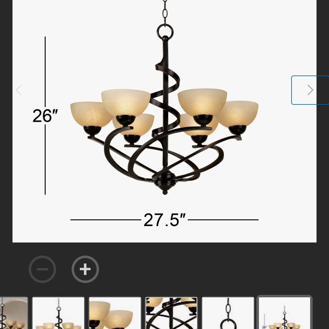 Ribbon Chandelier 