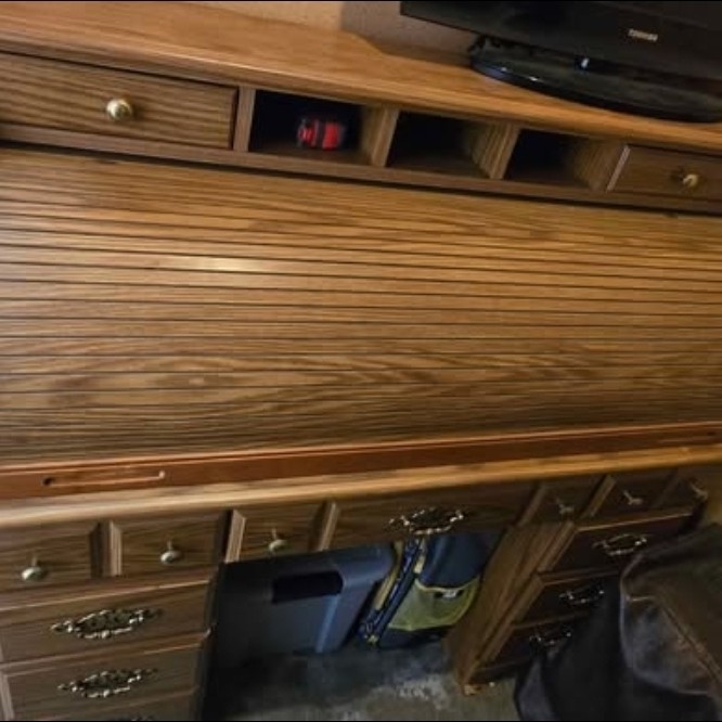 Antique Roll-up Desk