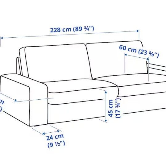 Perfect Couch - Like New IKEA KIVIK