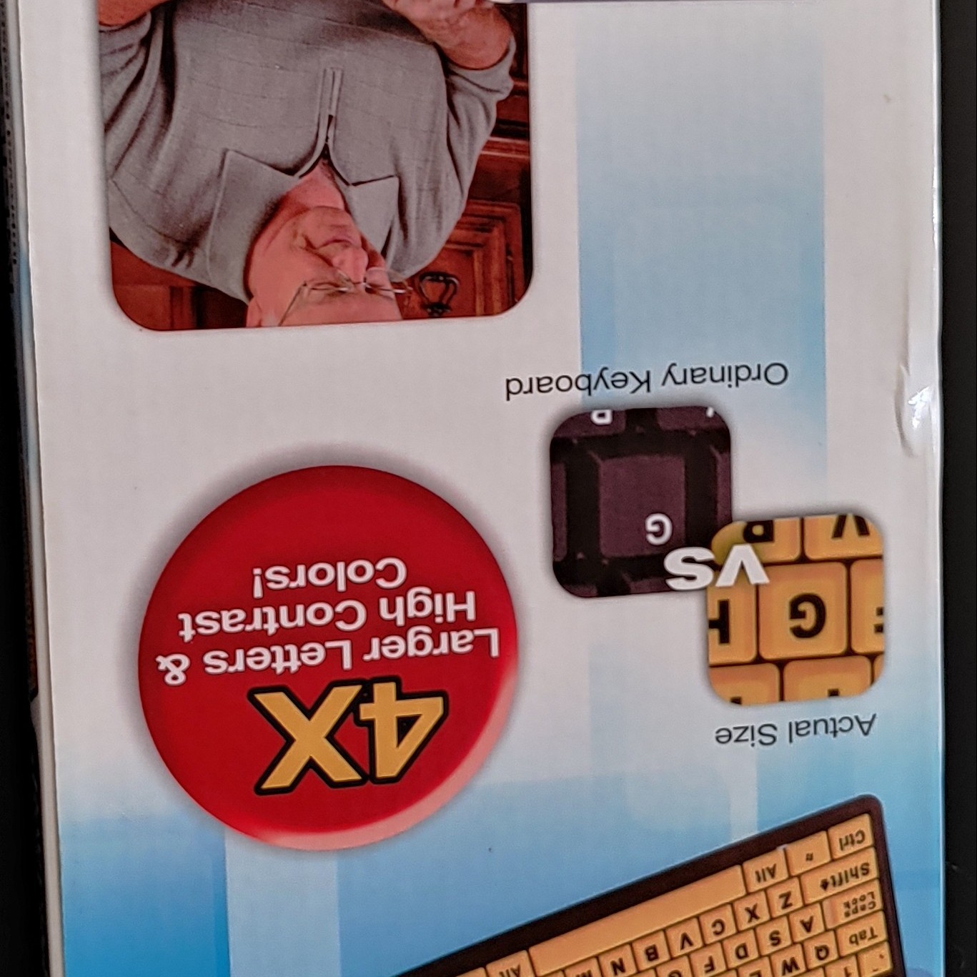 EZ Eyes Large Print Keyboard