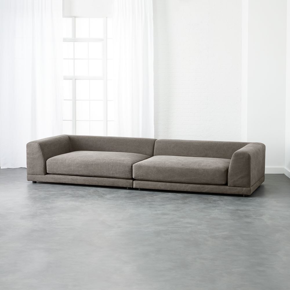 :: cb2 uno 2-piece sectional sofa ::